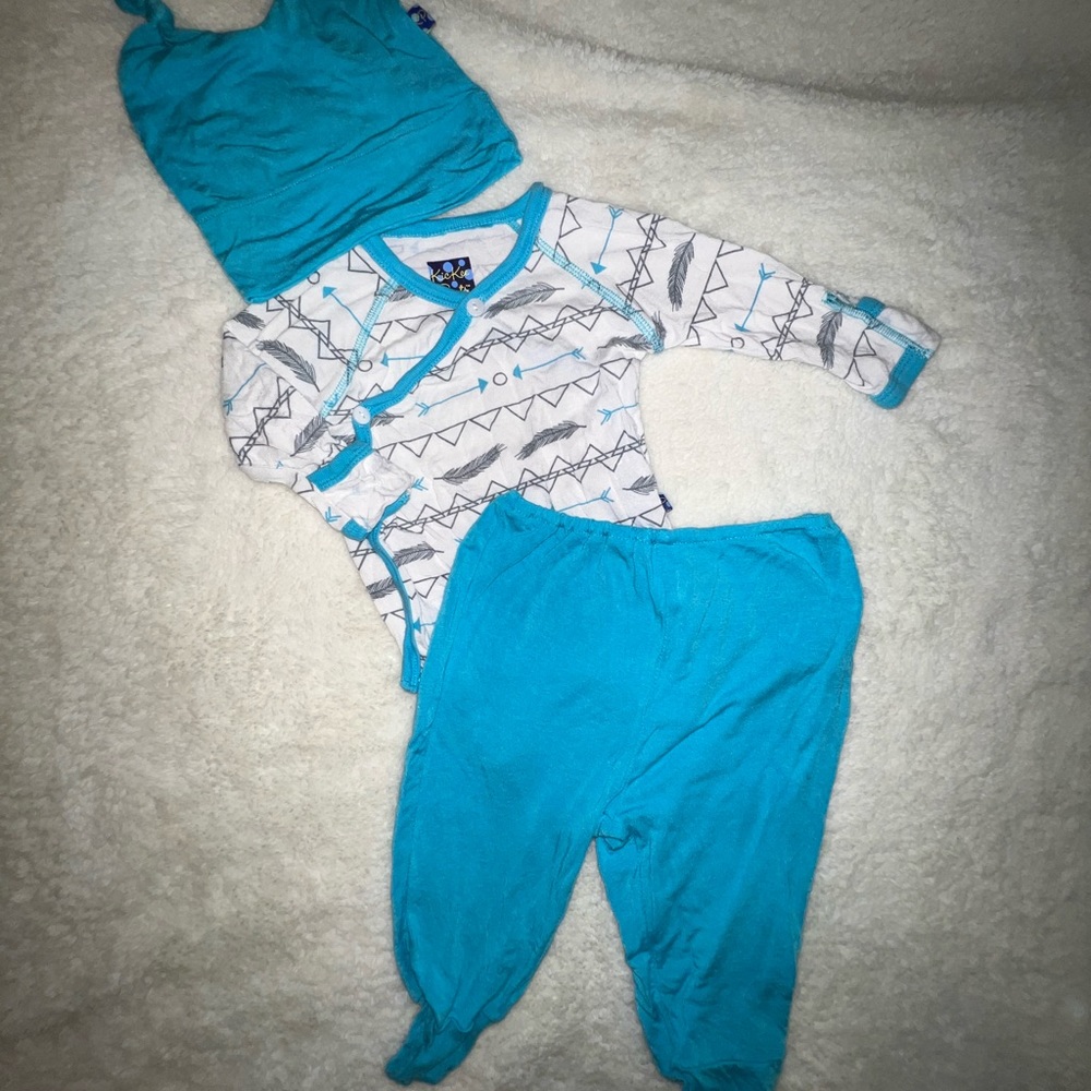 Kickee Pants Kimono Set